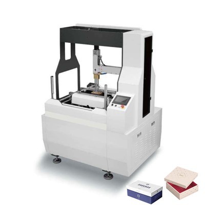 Daļēji automātiska stingra kastes izgatavošana mašīnu kastes iesaiņošanas mašīna luksusa rotaslietu kastes izgatavošanai